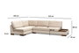 Atelier Del Sofa Tulip Corner Left Beige